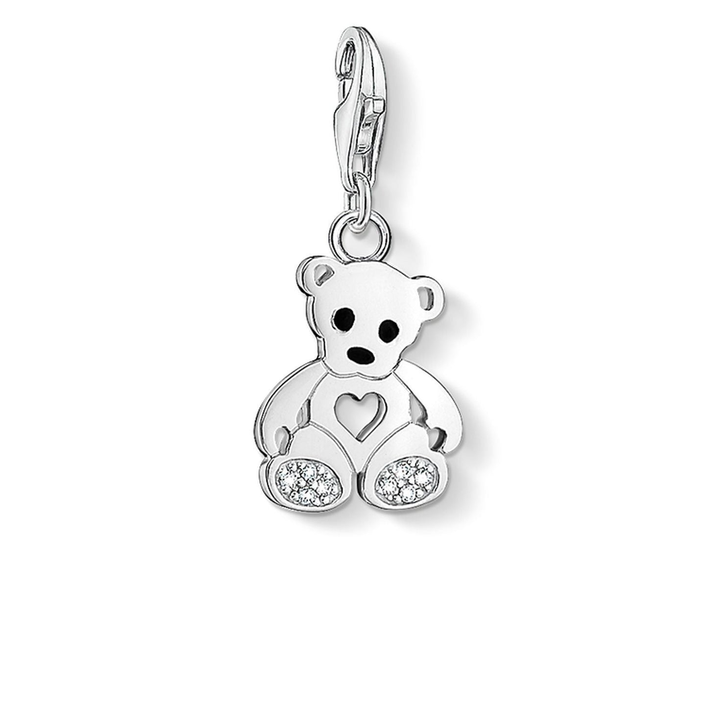 THOMAS SABO Charm Pendant "Teddy Bear With Heart"