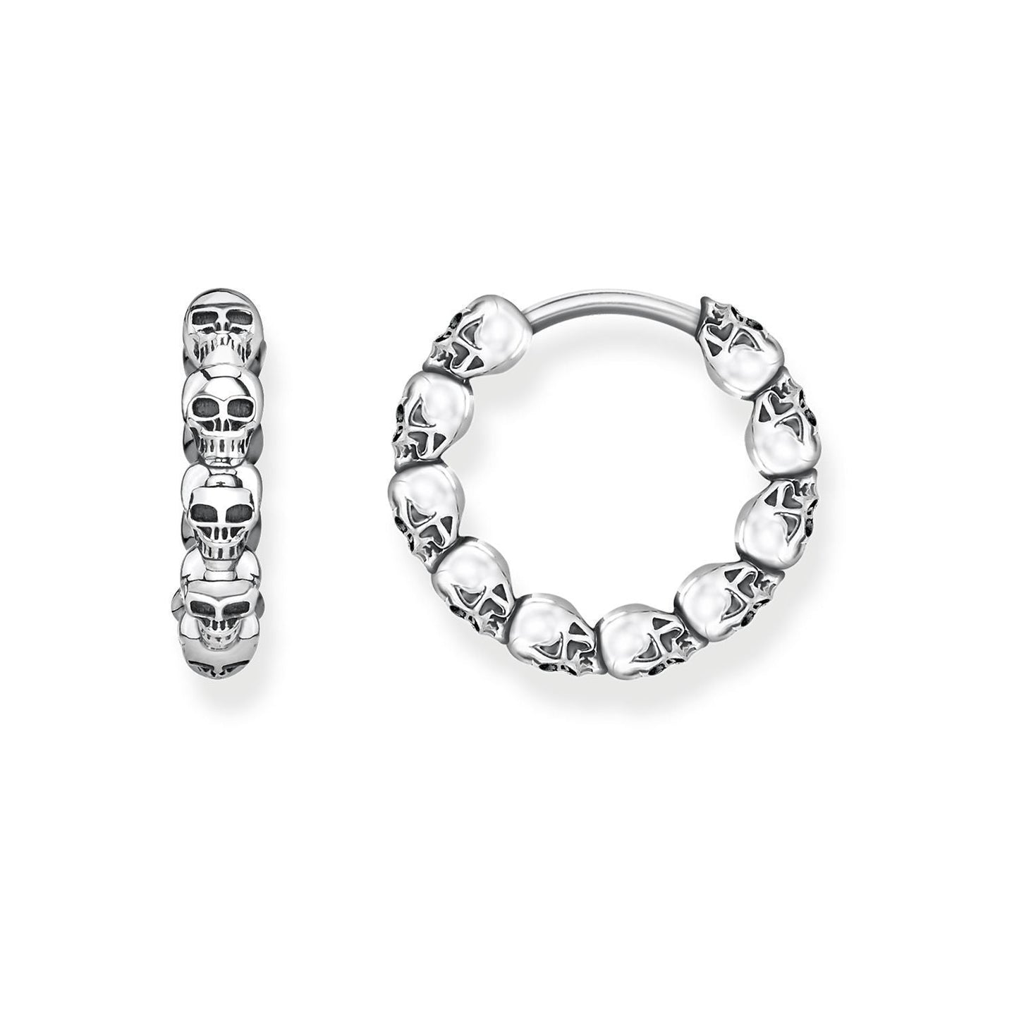 THOMAS SABO Hoop Earrings "Skulls"