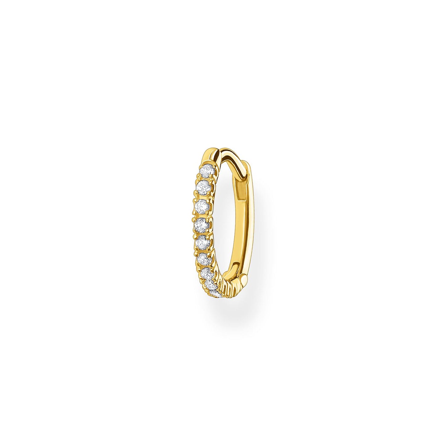 THOMAS SABO Single Hoop Earring White Stones