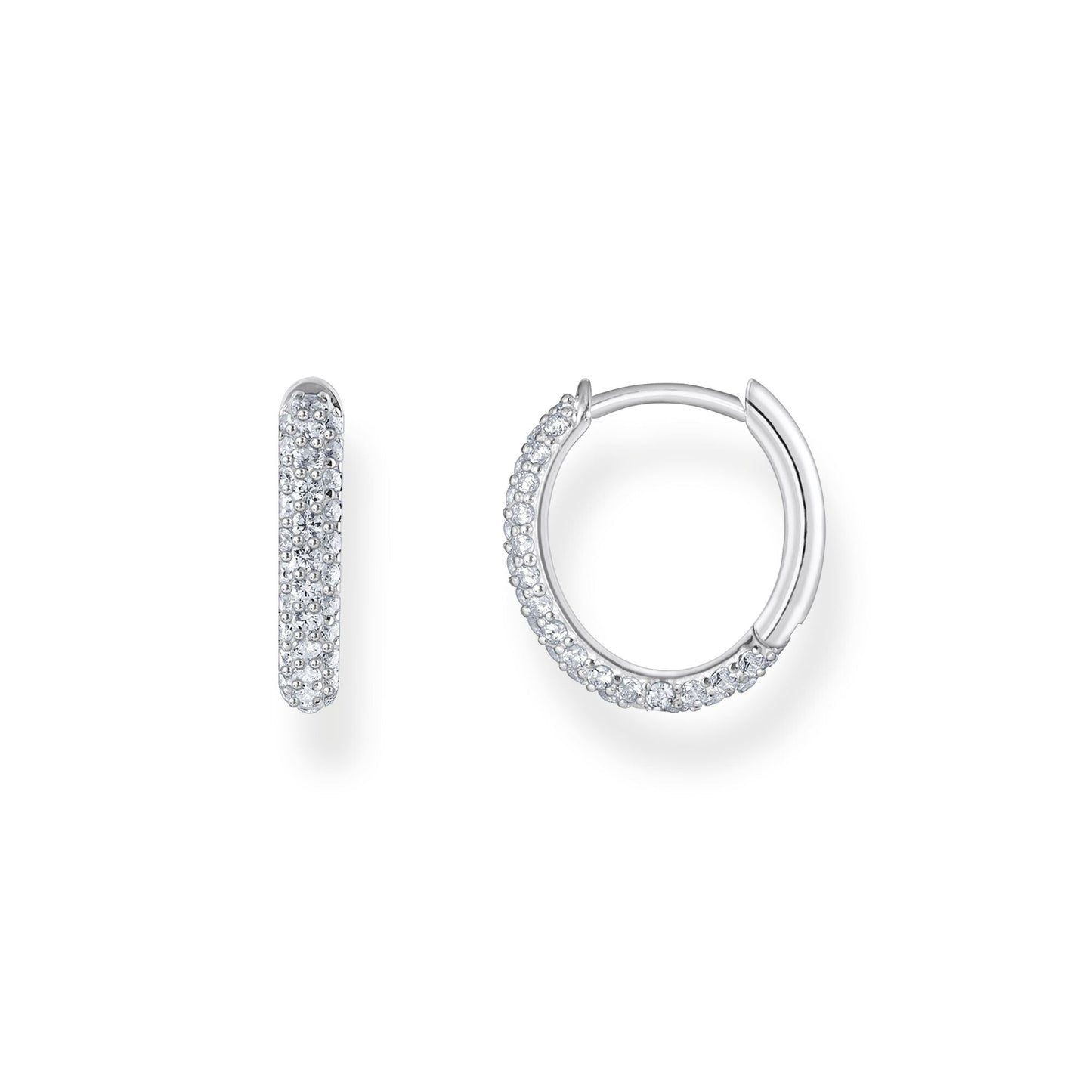 THOMAS SABO Hoop earrings with white zirconia pavÃÂÃÂÃÂé