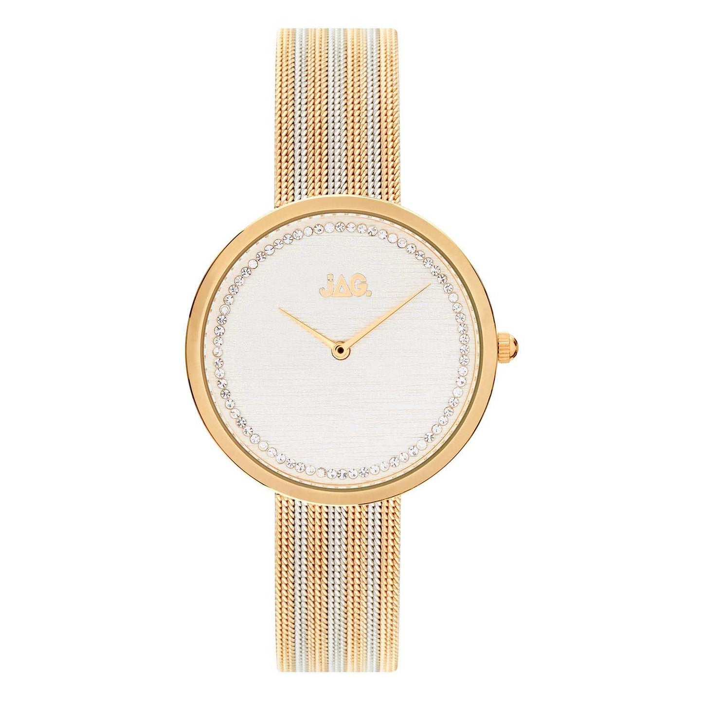 Jag Tegan White Alloy 34mm Watch