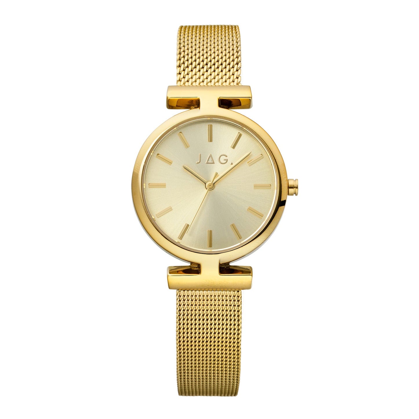 JAG Mudgee Womens Gold Dial 35mm Gold Watch