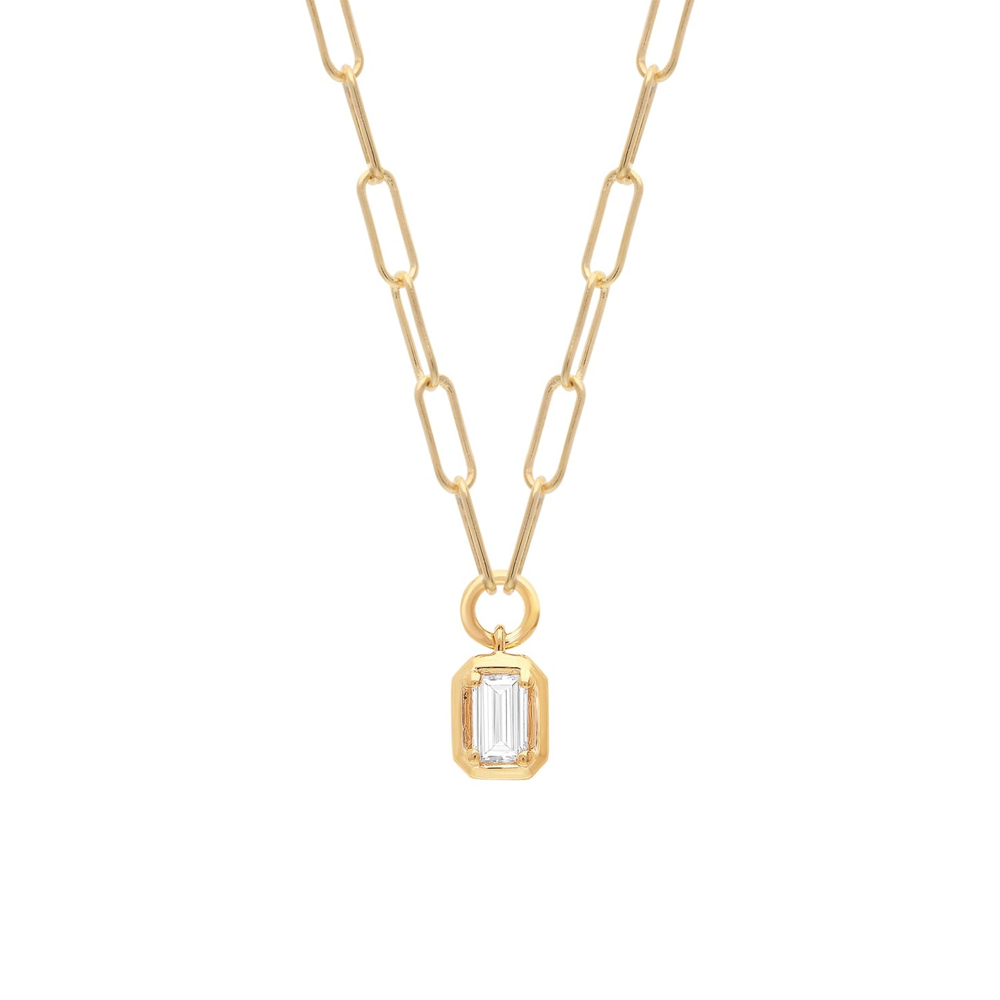 0.5ct Lab Grown Diamond Necklace in 9K Yellow Gold