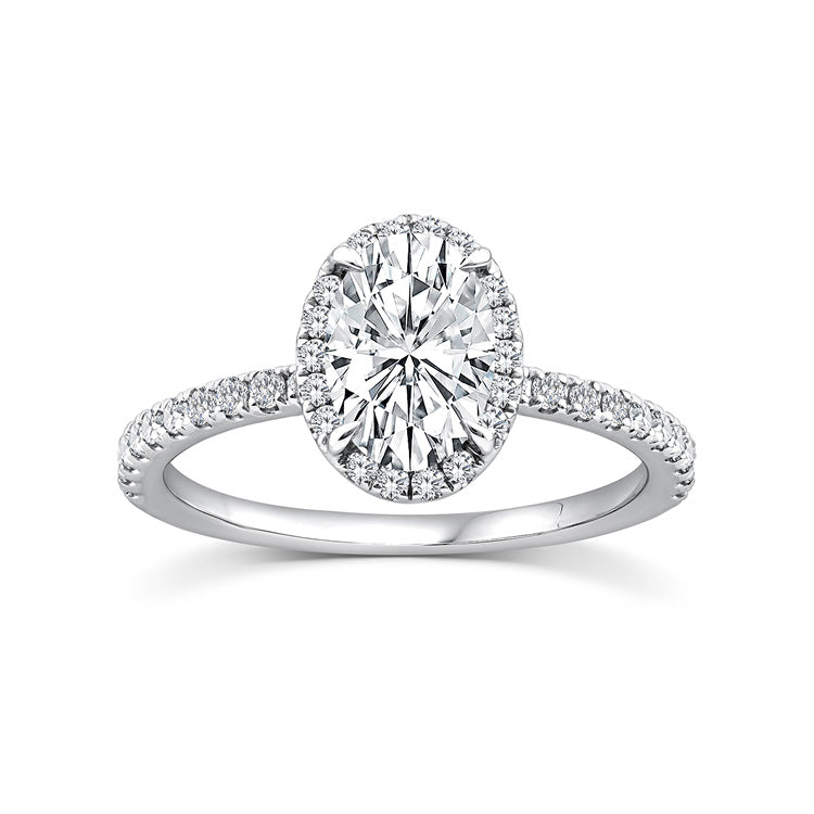 1.25ct Lab Grown Diamond Ring in 9K White Gold