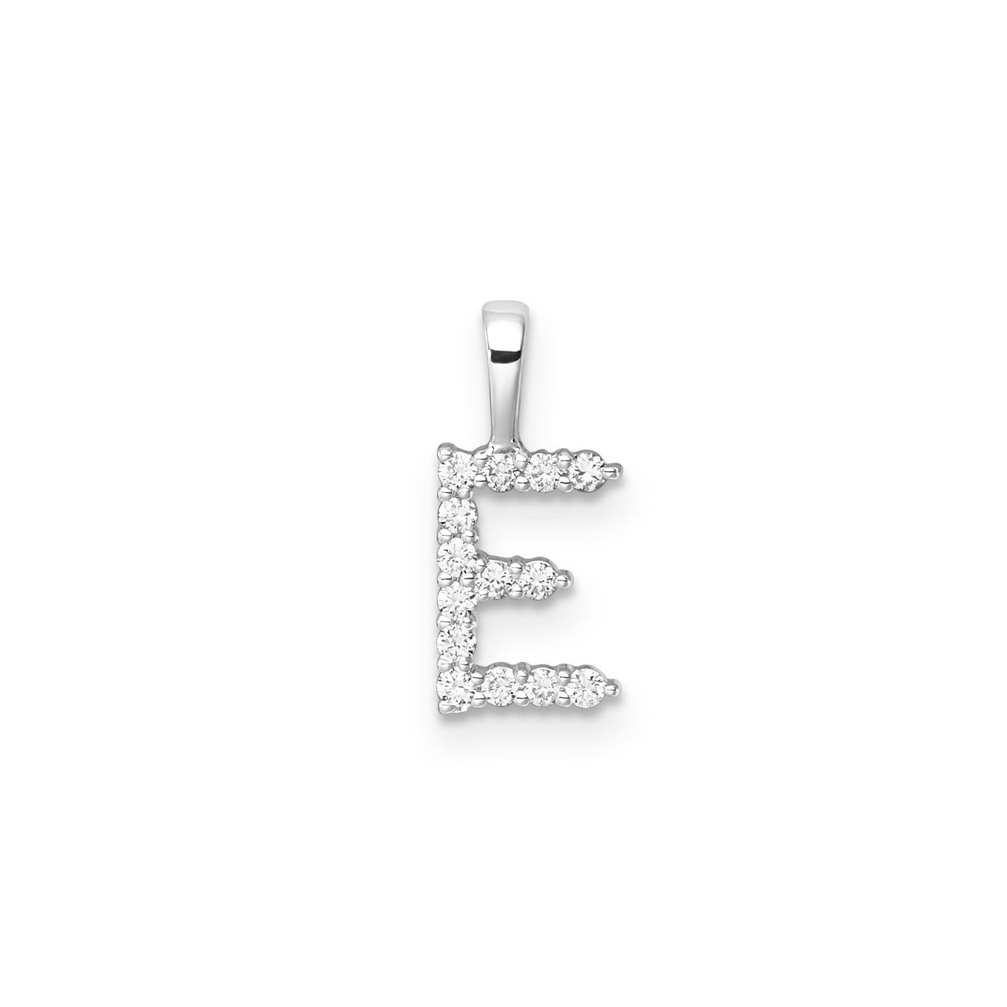 0.14ct Lab Grown Diamond Pendant in 9K White Gold