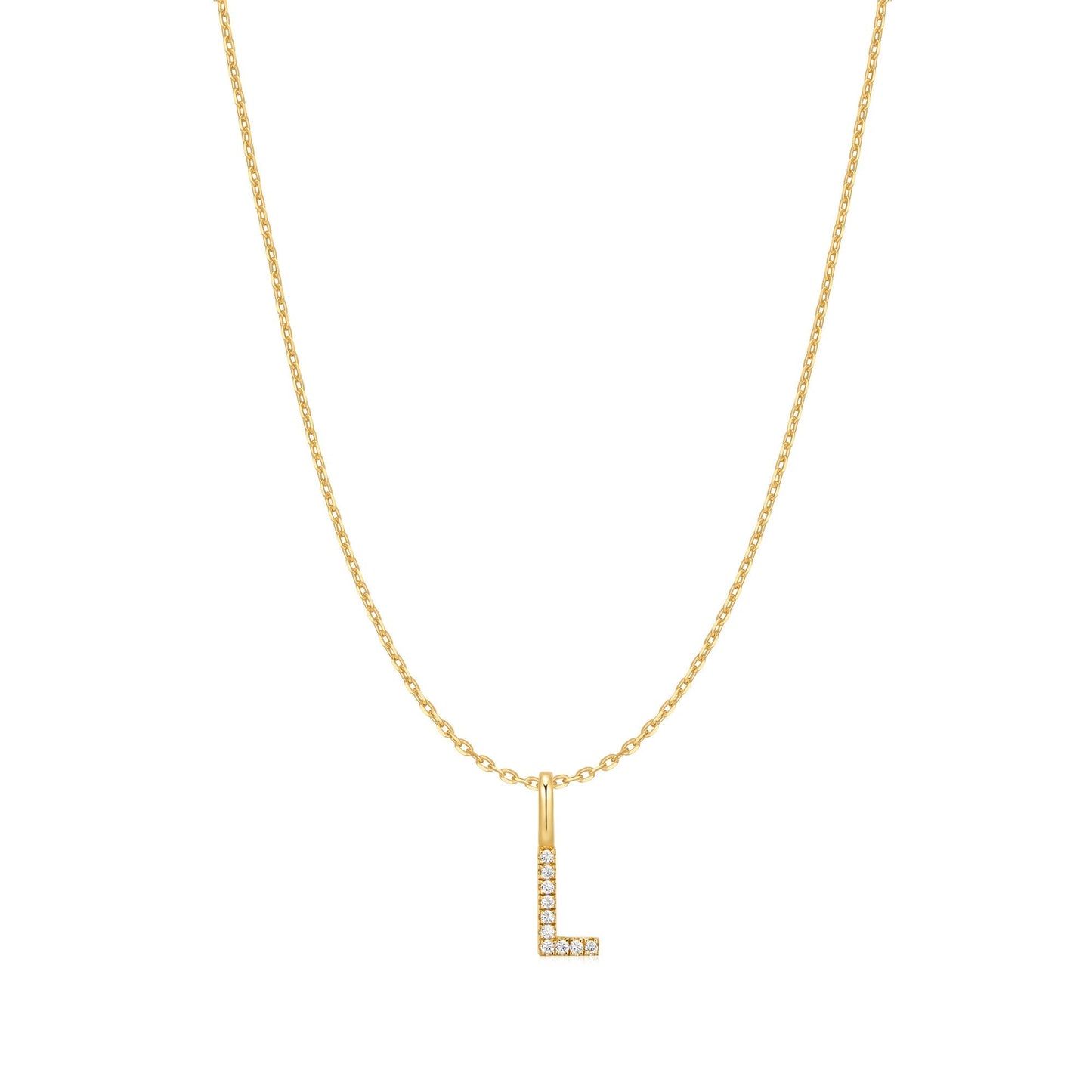 Ania Haie Gold Letter L Initial Necklace