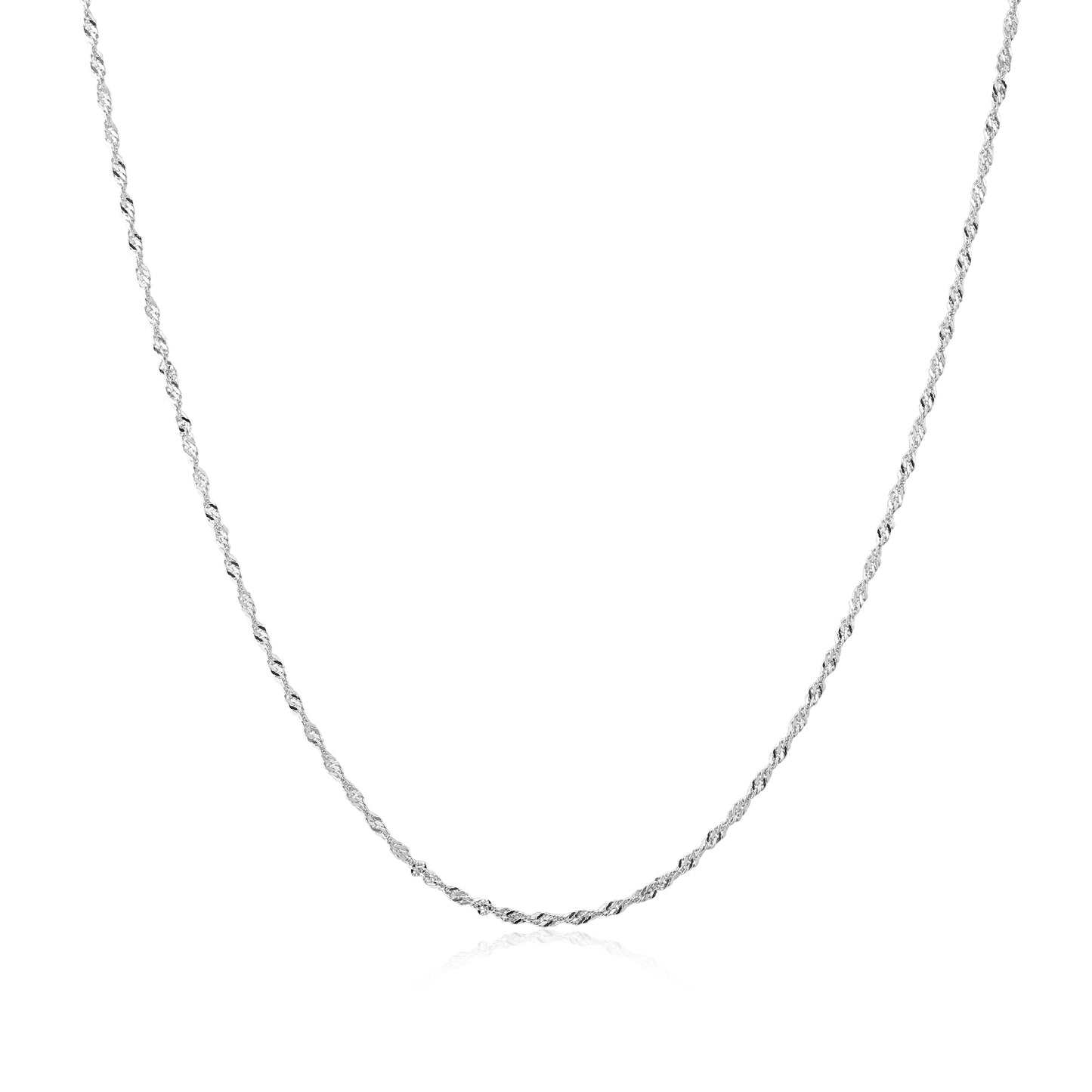 Ania Haie Silver Twisted Chain Necklace