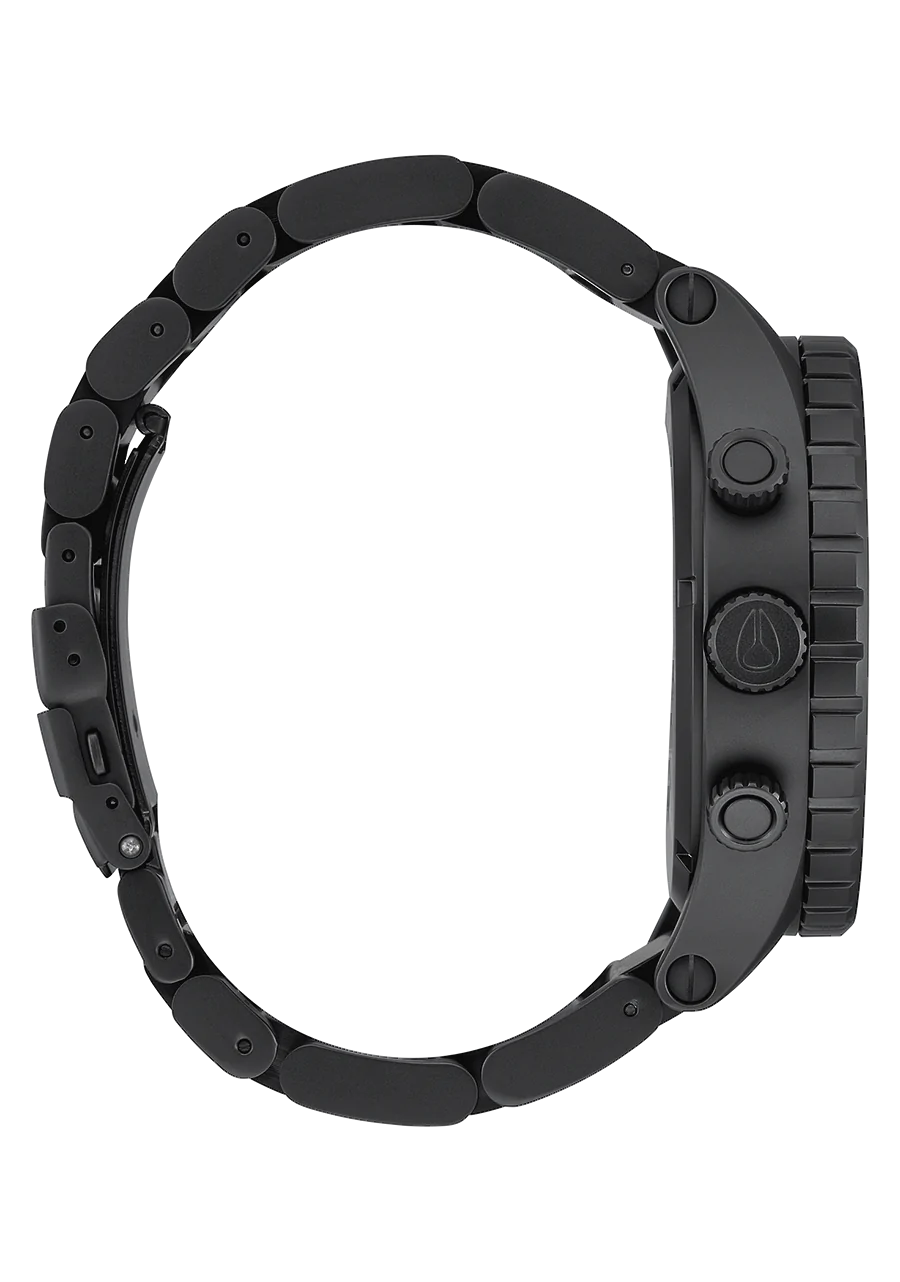Nixon Mens 51-30 Chronograph Watch Matte Black/Black