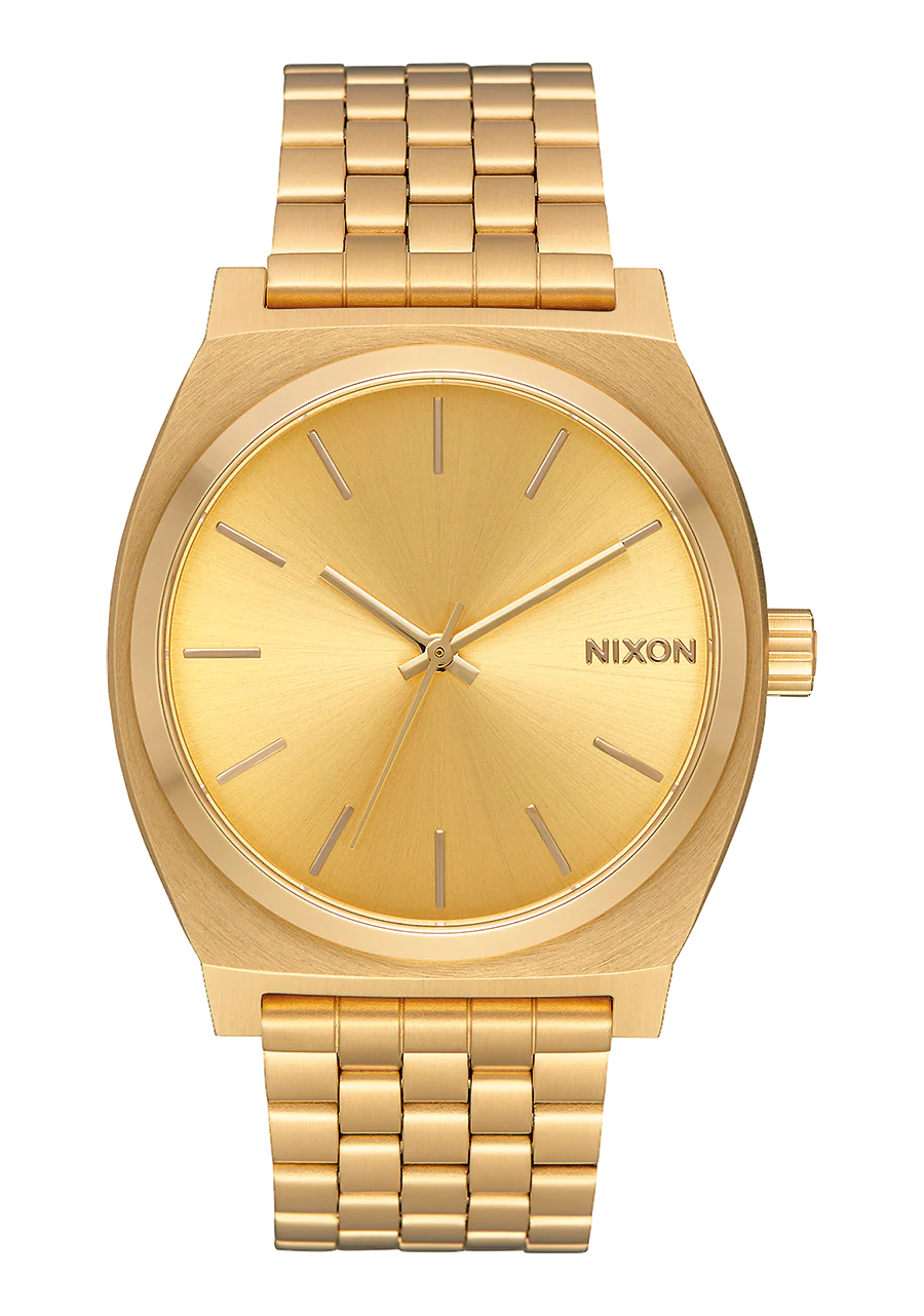 Nixon Mens Sentry SS Stainless Steel Watch - All Gold / Gold
