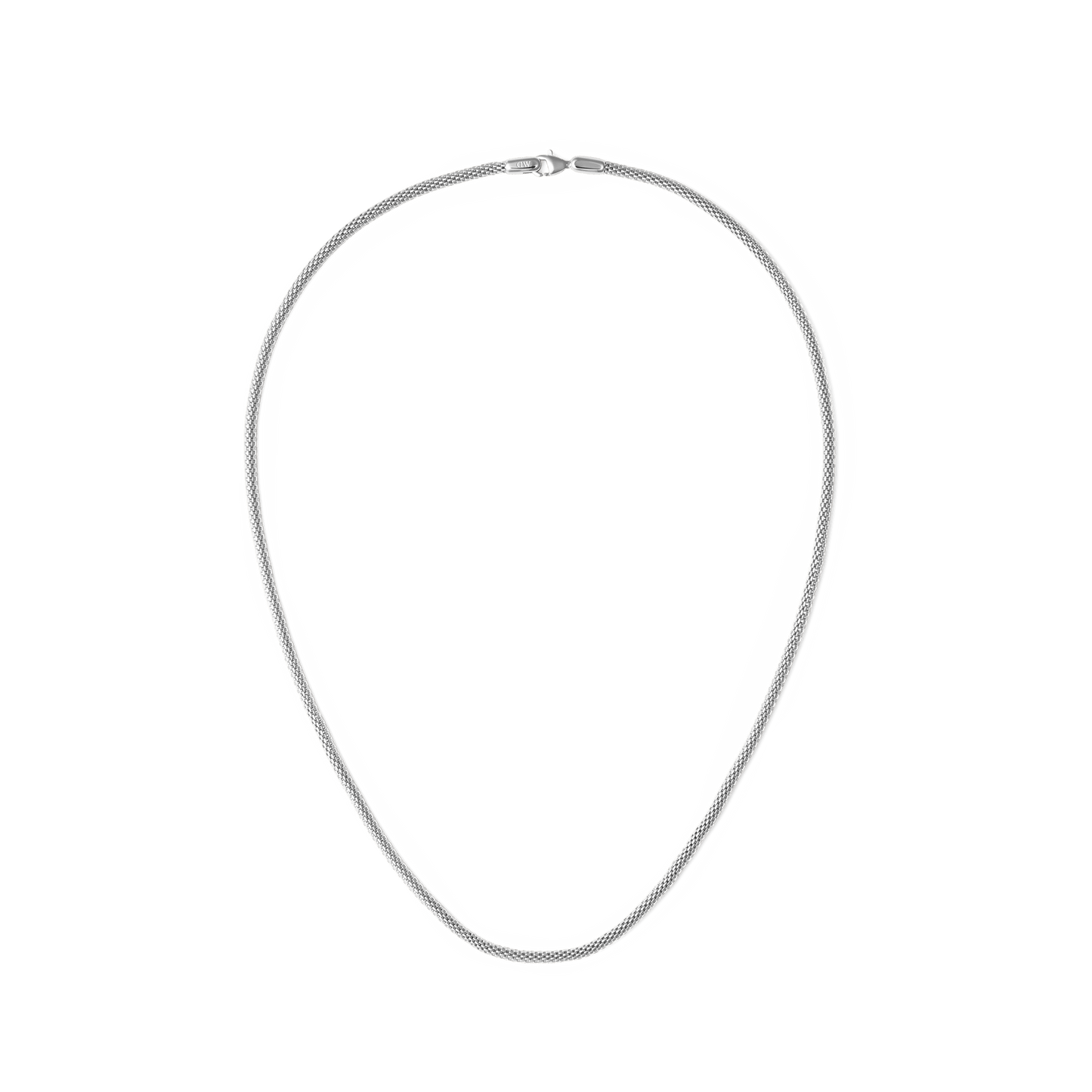 Daniel Wellington Tide Mesh Necklace Silver 2.8