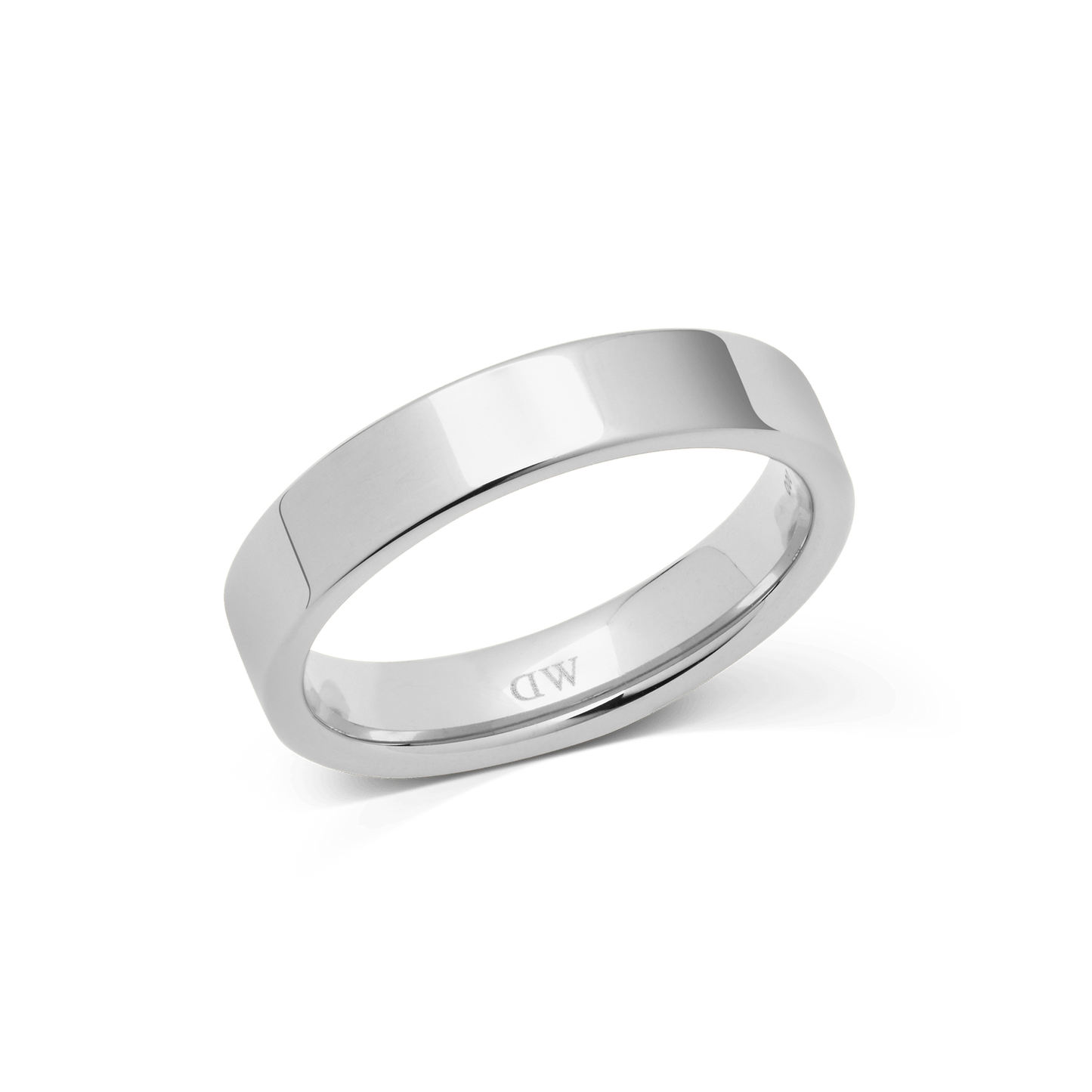 Daniel Wellington Line Ring Polished Silver 4.5mm