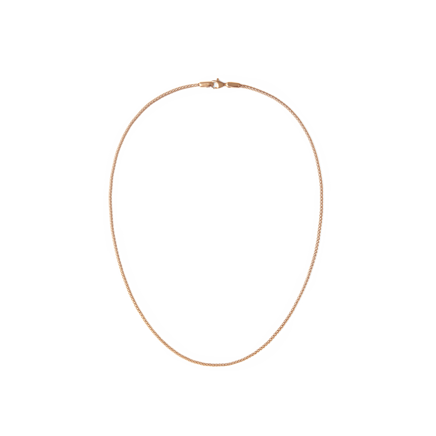 Daniel Wellington Tide Mesh Necklace Rose Gold 1.8