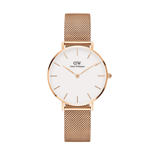 Daniel Wellington Petite 32 Melrose Rose Gold & White Watch