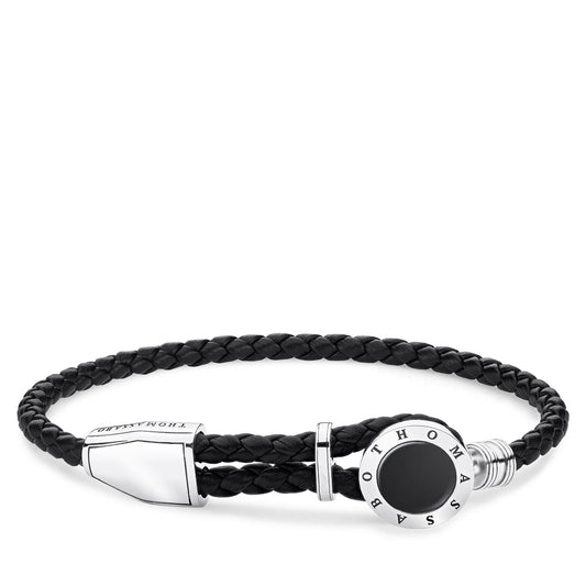 THOMAS SABO Leather Strap "Disc Black"