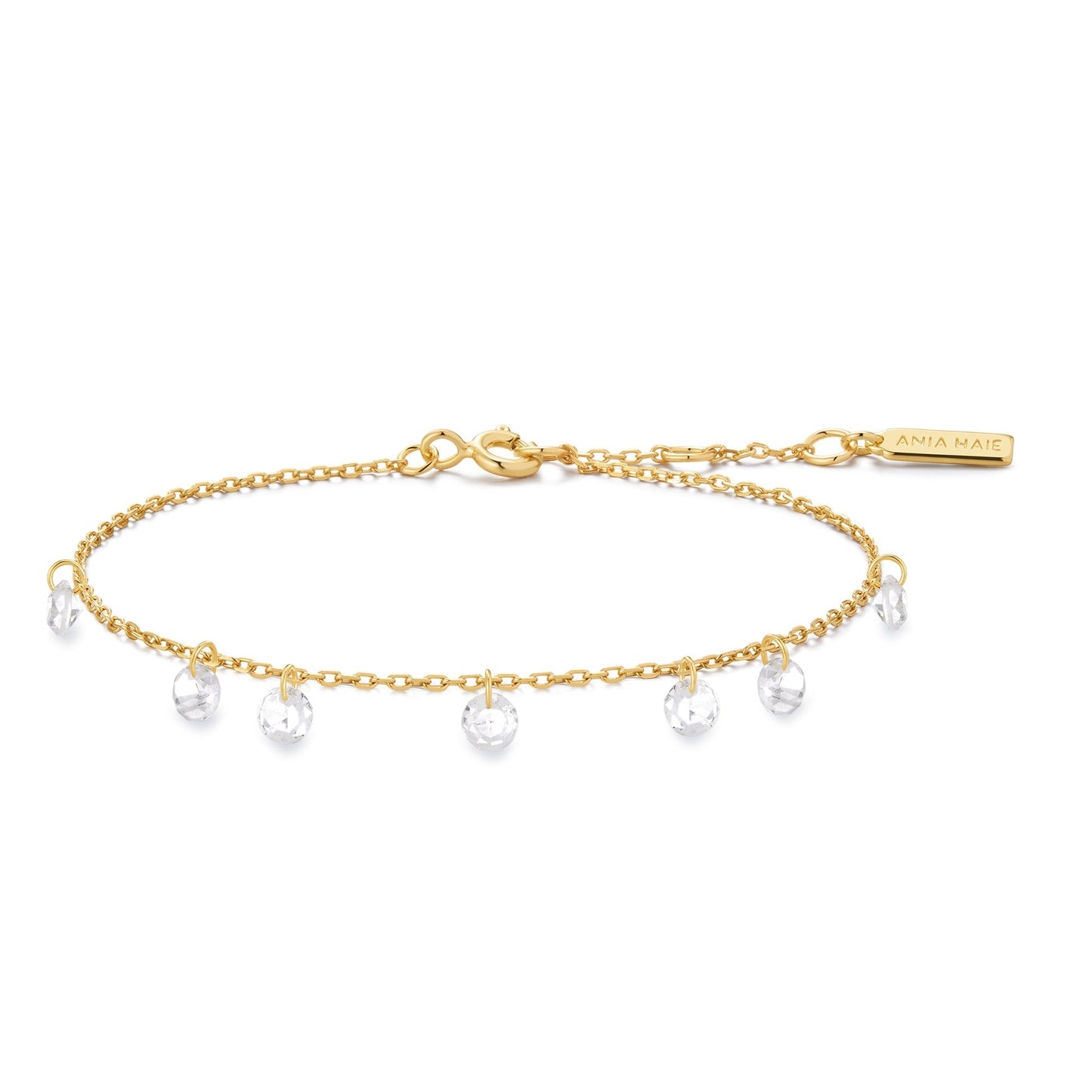 Ania Haie Gold Droplet Station Bracelet