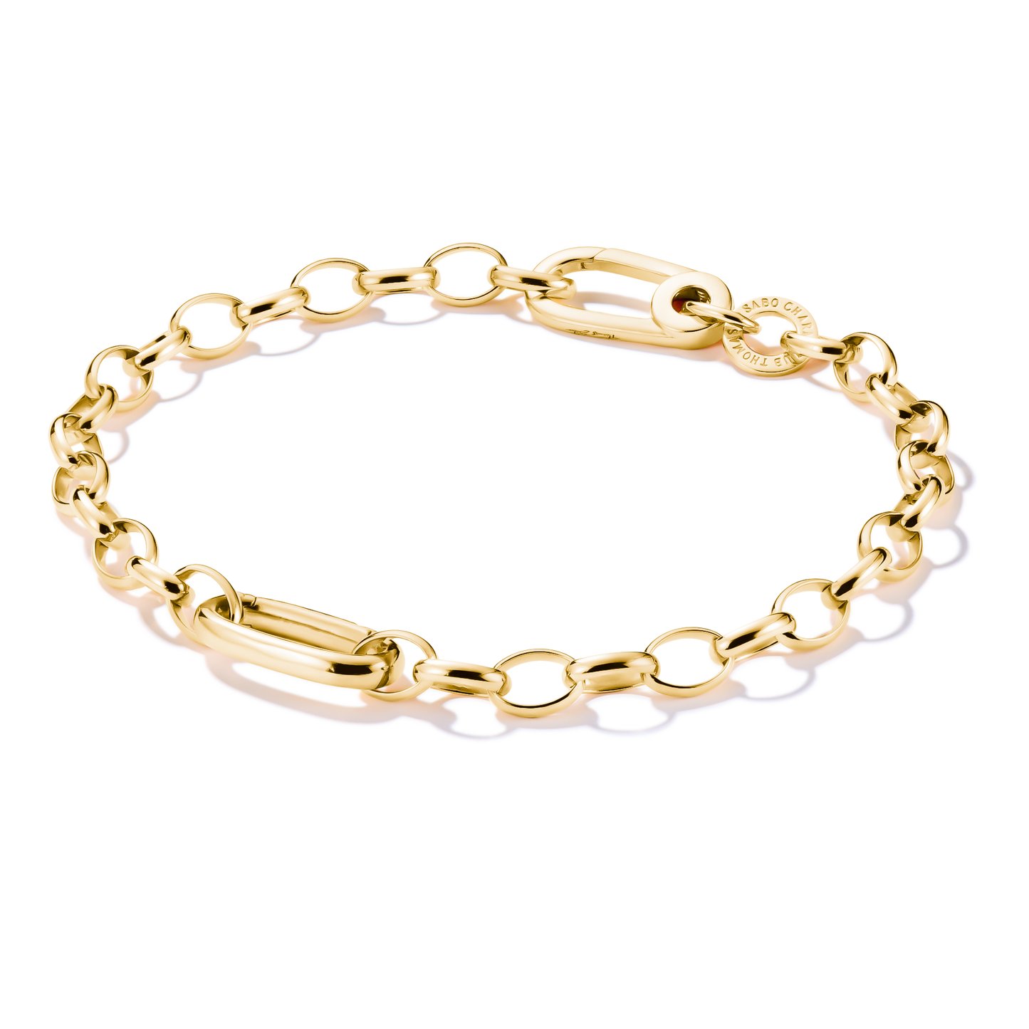 THOMAS SABO Charm bracelet with Connect link Gold