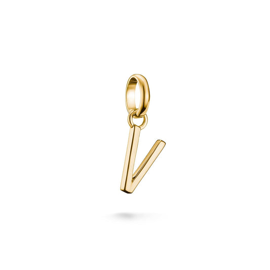 THOMAS SABO Connect Charm letter V Gold