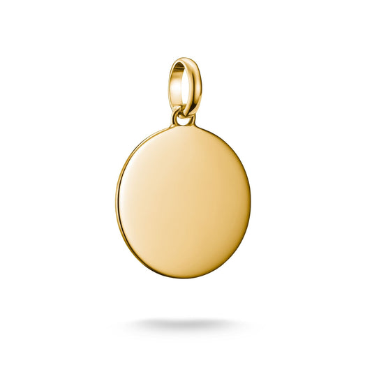 THOMAS SABO Connect Charm large coin Gold