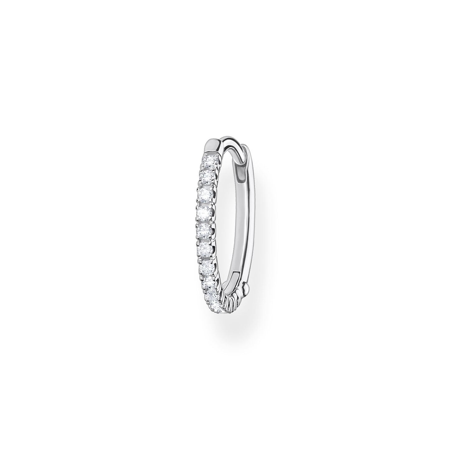 THOMAS SABO Single Hoop Earring White Stones