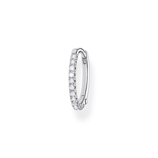 THOMAS SABO Single Hoop Earring White Stones