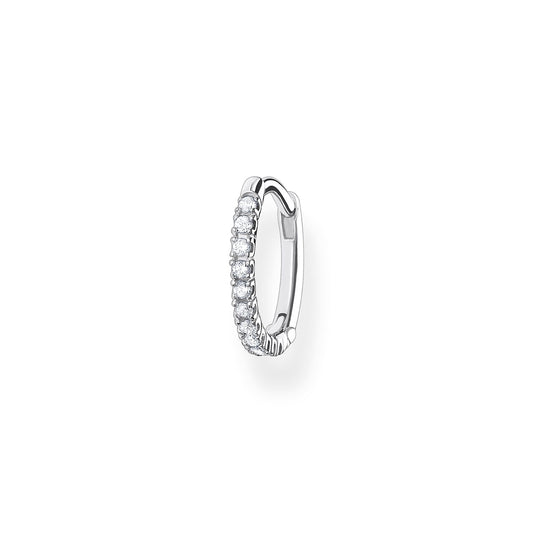 THOMAS SABO Single Hoop Earring White Stones