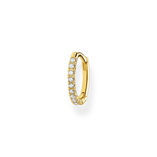 THOMAS SABO Single Hoop Earring White Stones