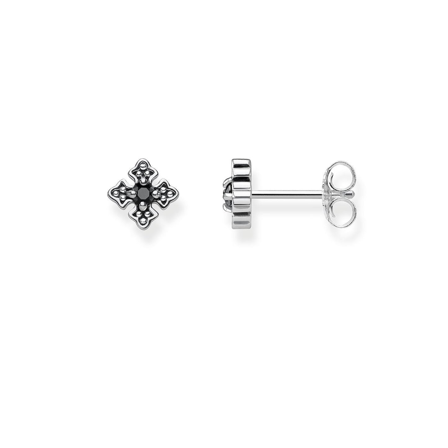 THOMAS SABO Ear Studs "Royalty Black Cross"