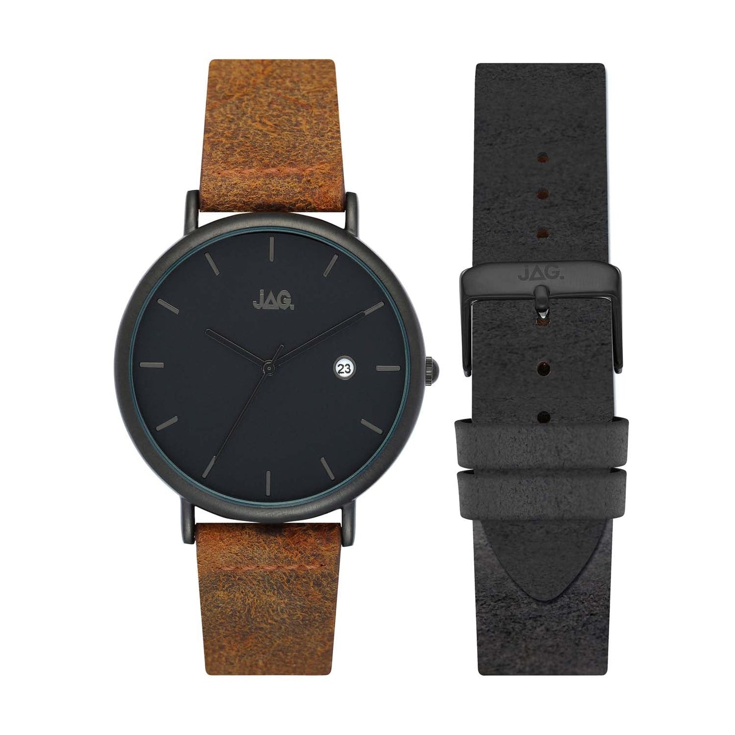 Jag Ryan Black Alloy 43mm Watch
