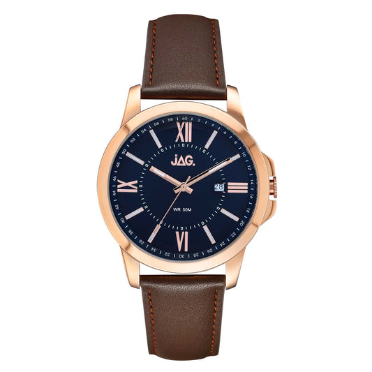 Jag Xavier Blue Stainless Steel 44mm Watch