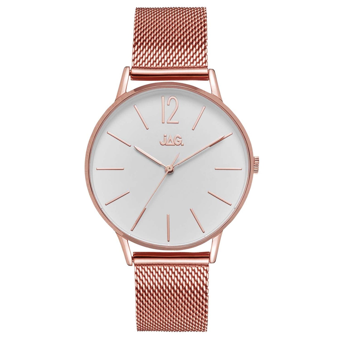 Jag Billy White Stainless Steel 40mm Watch