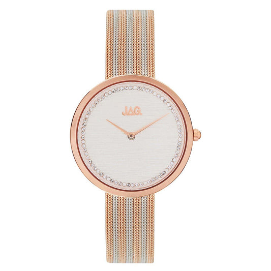 Jag Tegan White Alloy 34mm Watch