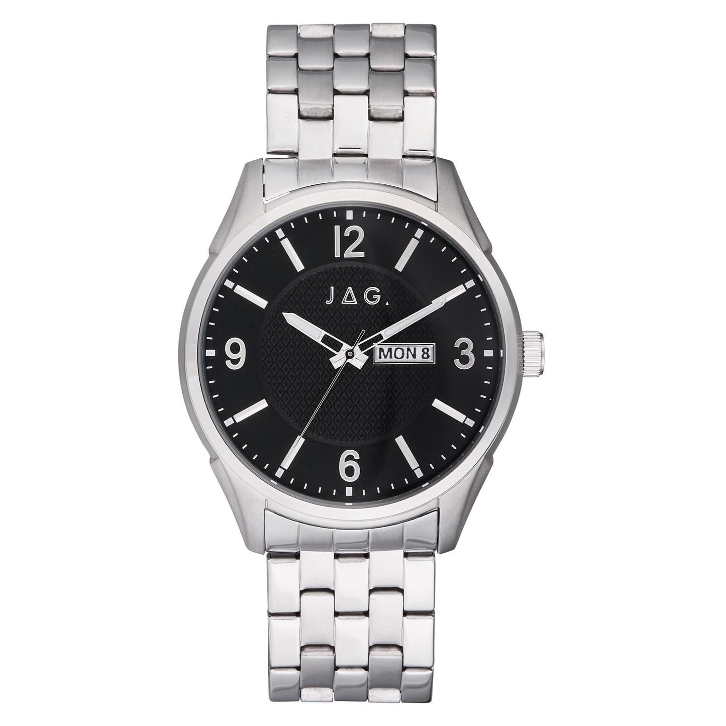 Jag William Silver 44mm Watch