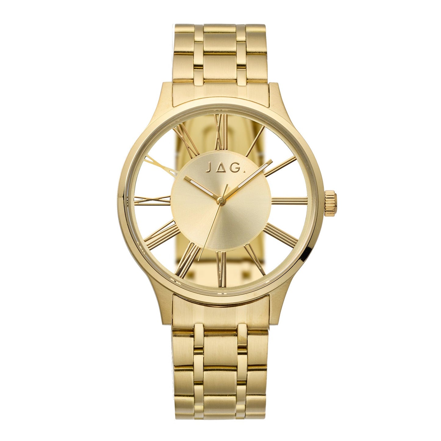 JAG Gerroa Mens Gold Dial 43mm Gold Watch