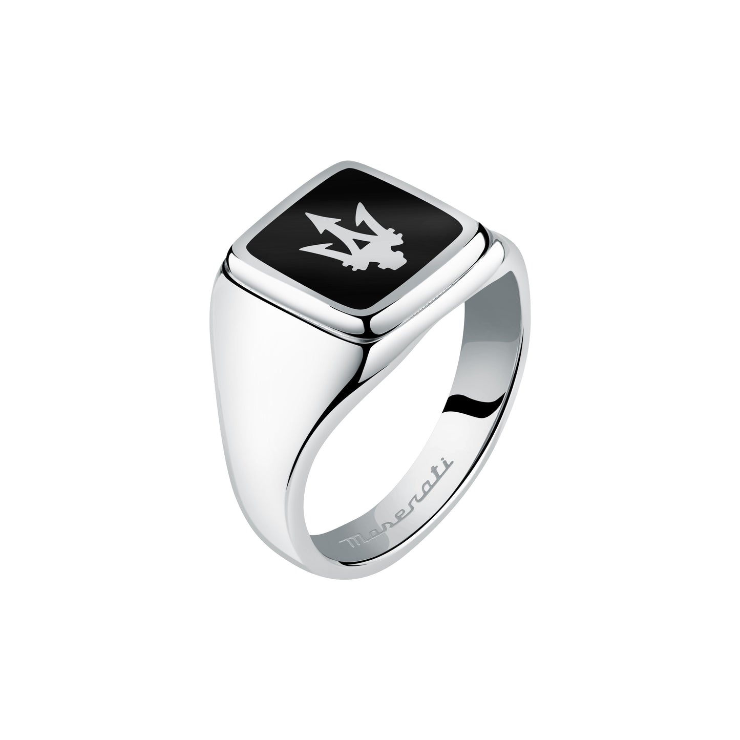 Maserati Black Enamel Ring - 25