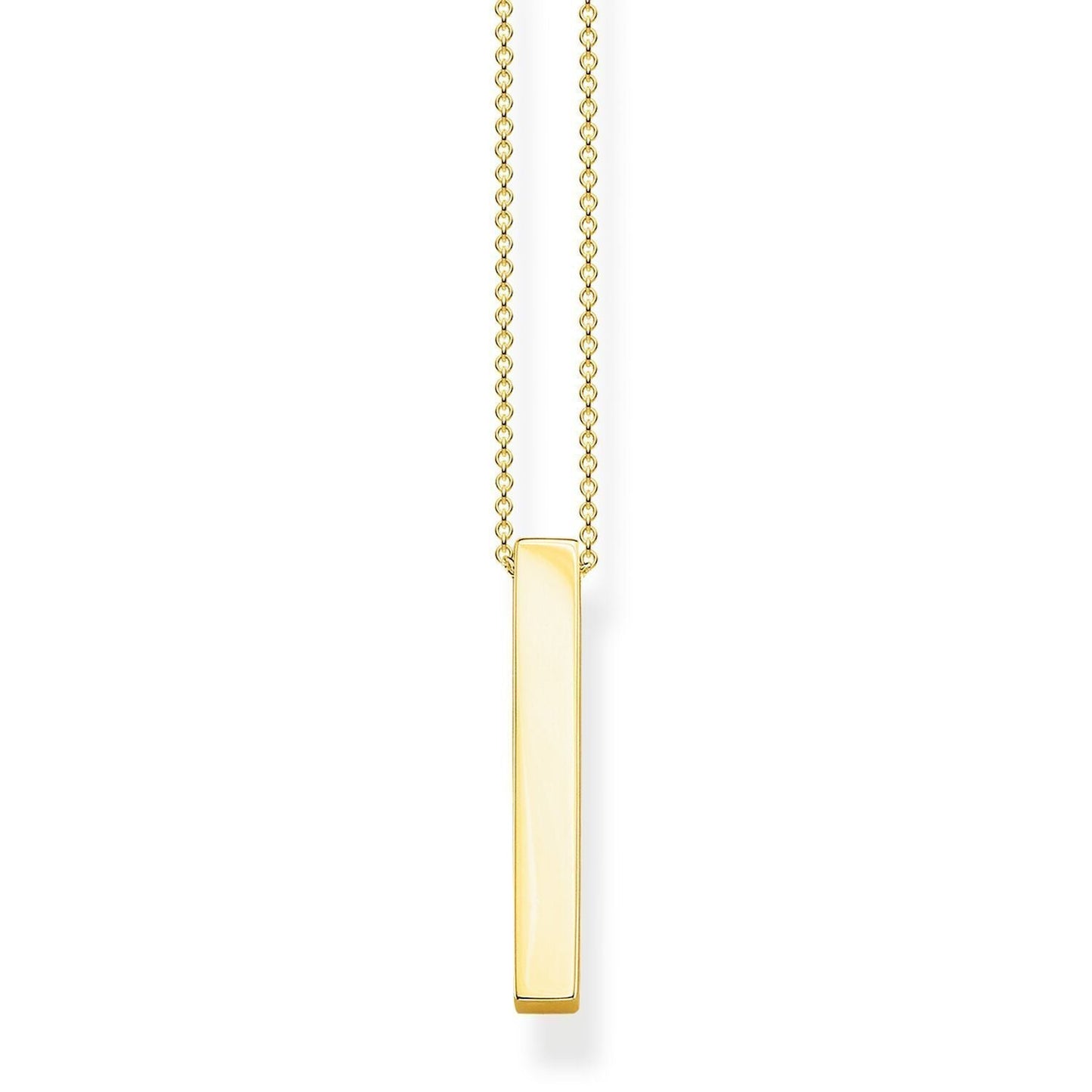 THOMAS SABO Necklace Golden Cuboid