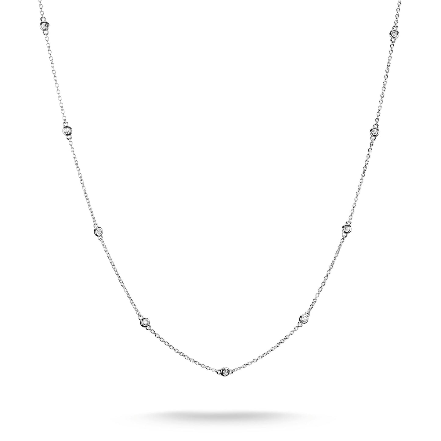 THOMAS SABO Necklace with White Zirconia Stones