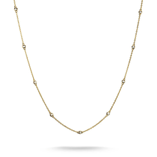 THOMAS SABO Necklace with White Zirconia Stones