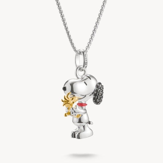 THOMAS SABO Snoopy & Woodstock PavÃÂ© PEANUTS Necklace