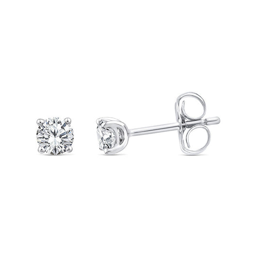 0.50ct Lab Grown Diamond Earrings in 9K White Gold