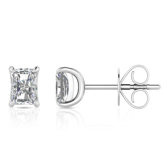 1.00ct Lab Grown Diamond Earrings in 9K White Gold