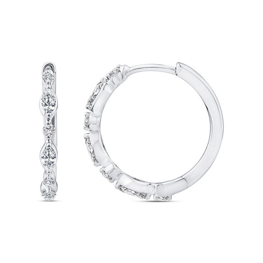 0.33ct Lab Grown Diamond Earrings in 9K White Gold