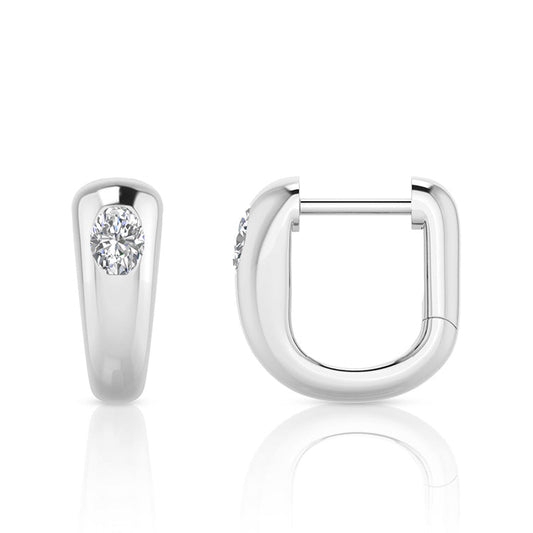 0.20ct Lab Grown Diamond Earrings in 9K White Gold