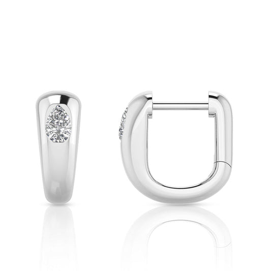 0.20ct Lab Grown Diamond Earrings in 9K White Gold