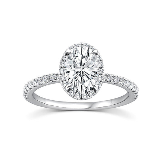 1.25ct Lab Grown Diamond Ring in 9K White Gold