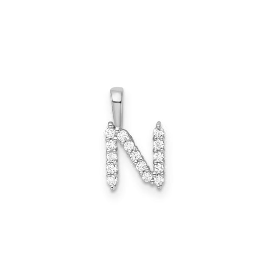 0.15ct Lab Grown Diamond Pendant in 9K White Gold