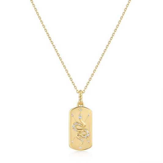 Ania Haie Gold Serpent Necklace
