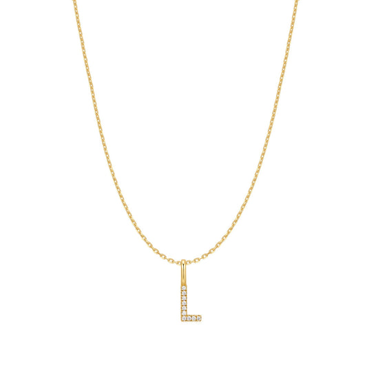 Ania Haie Gold Letter L Initial Necklace