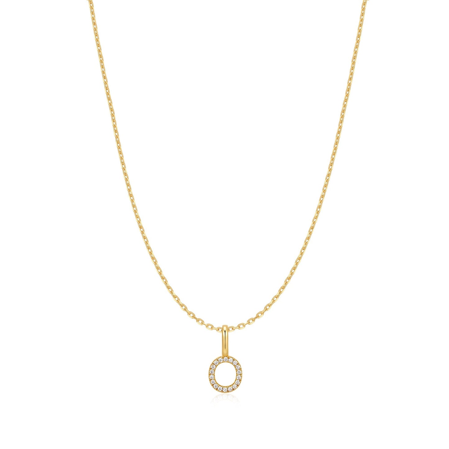 Ania Haie Gold Letter O Initial Necklace
