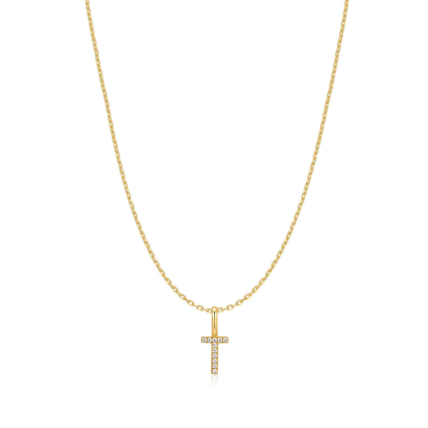 Ania Haie Gold Letter T Initial Necklace