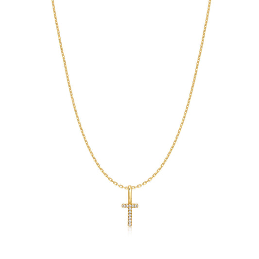 Ania Haie Gold Letter T Initial Necklace
